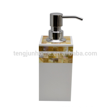 Canosa Golden shell Mother of pearl shell mosaic measured pump dispenser